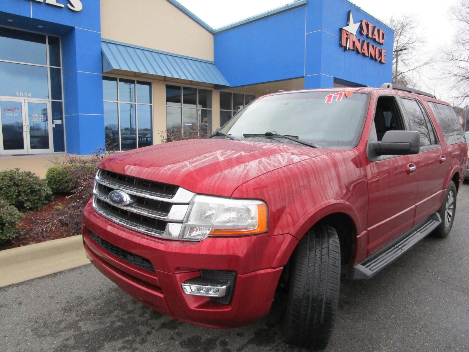 2017 RED Ford Expedition EL King Ranch 2WD (1FMJK1HT4HE) with an 3.5L V6 DOHC 24V FFV engine, 6A transmission, located at 1814 Albert Pike Road, Hot Springs, AR, 71913, (501) 623-1717, 34.494228, -93.094070 - Photo #1